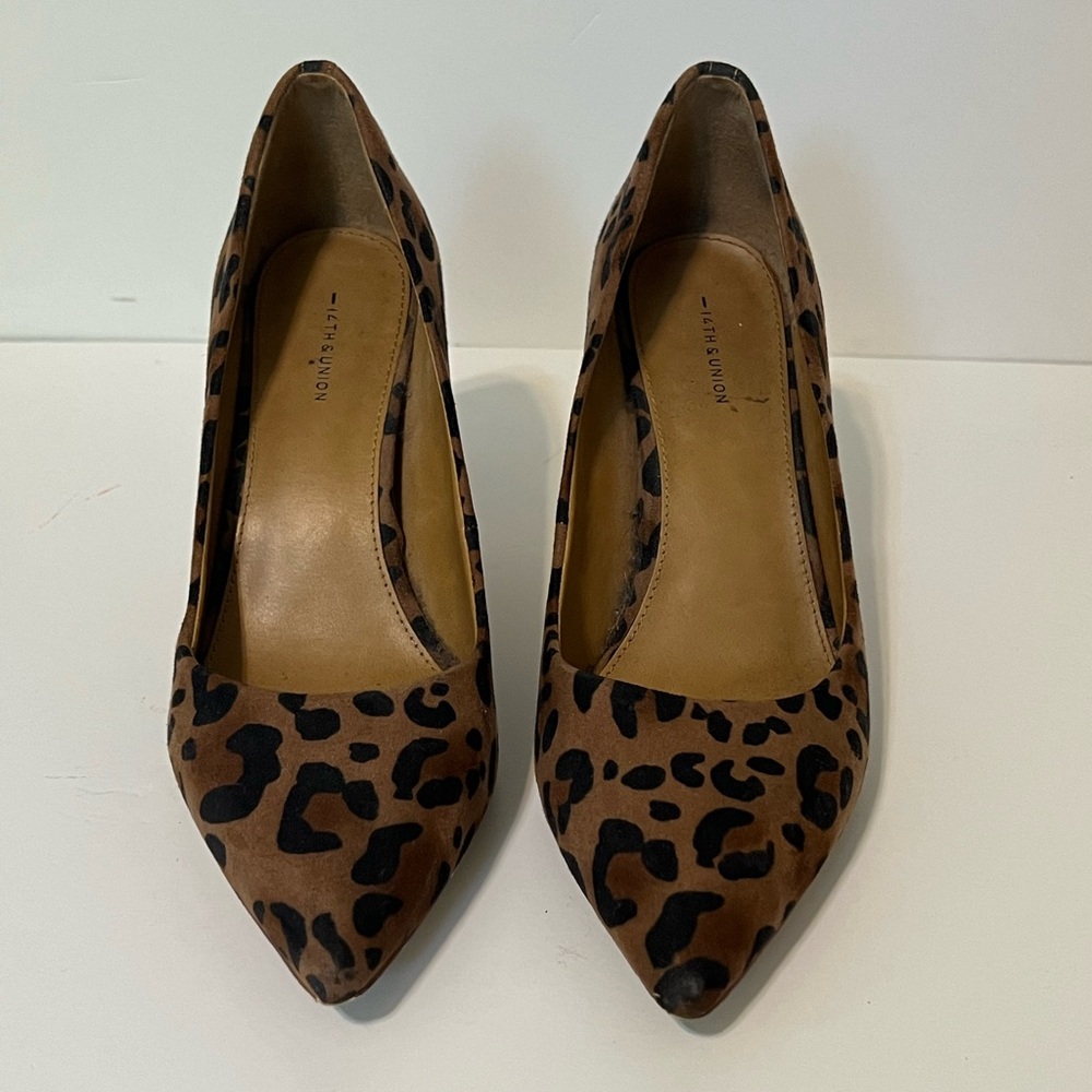 Leopard Print Heels - Picture 2 of 4
